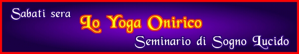 Banner corso Yoga del Sogno