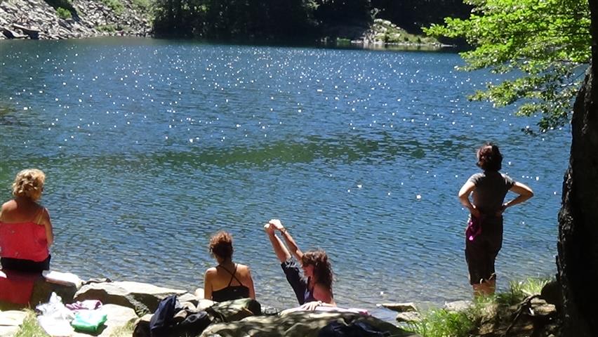 Lago Santo gruppo yoga Liguria